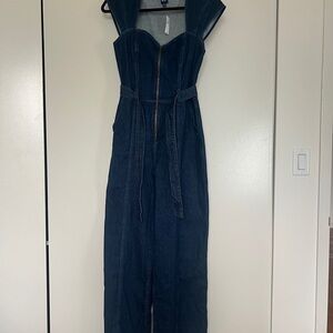 GAP Indigo Denim Jumpsuit